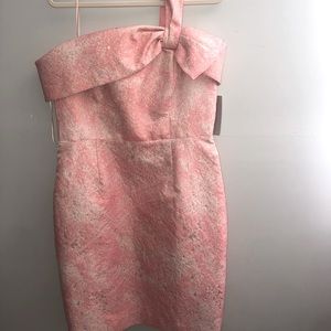 Coral One Shoulder Dress